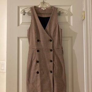 Plaid Sleeveless Dress